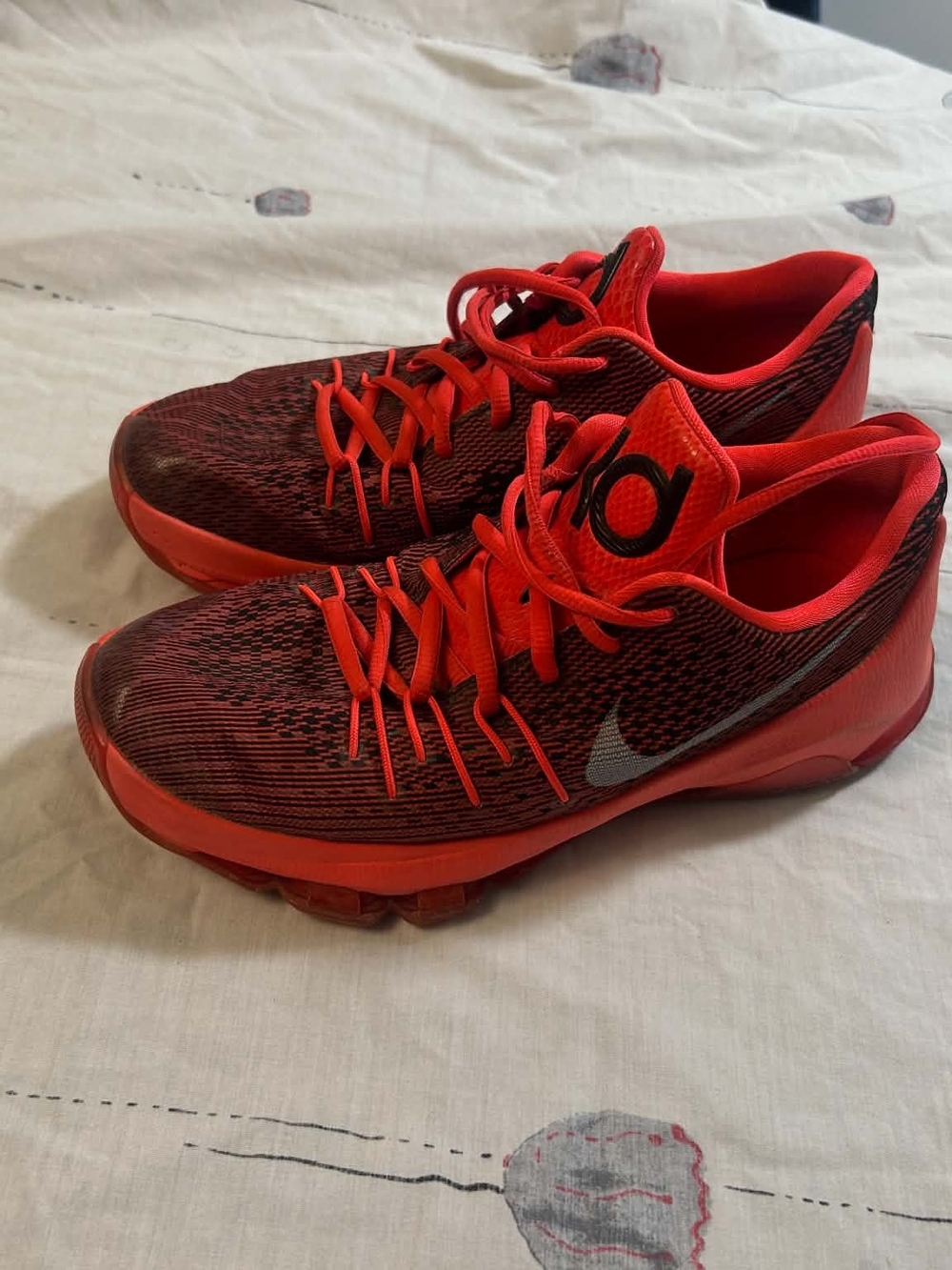 Nike KD Red/Black Basketball Shoes